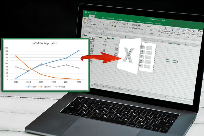 how to make a line graph in excel