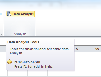 excel toosl for financial and scientific analysis