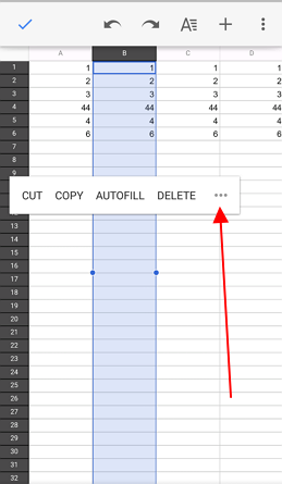 more options in google sheets