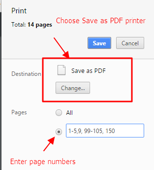 save as pdf chrome