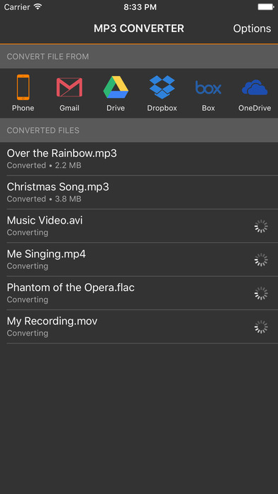 wav to mp3 converter android