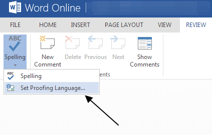 Capilares Cantidad de Compra Using the Word Spell Check Option in Office 365